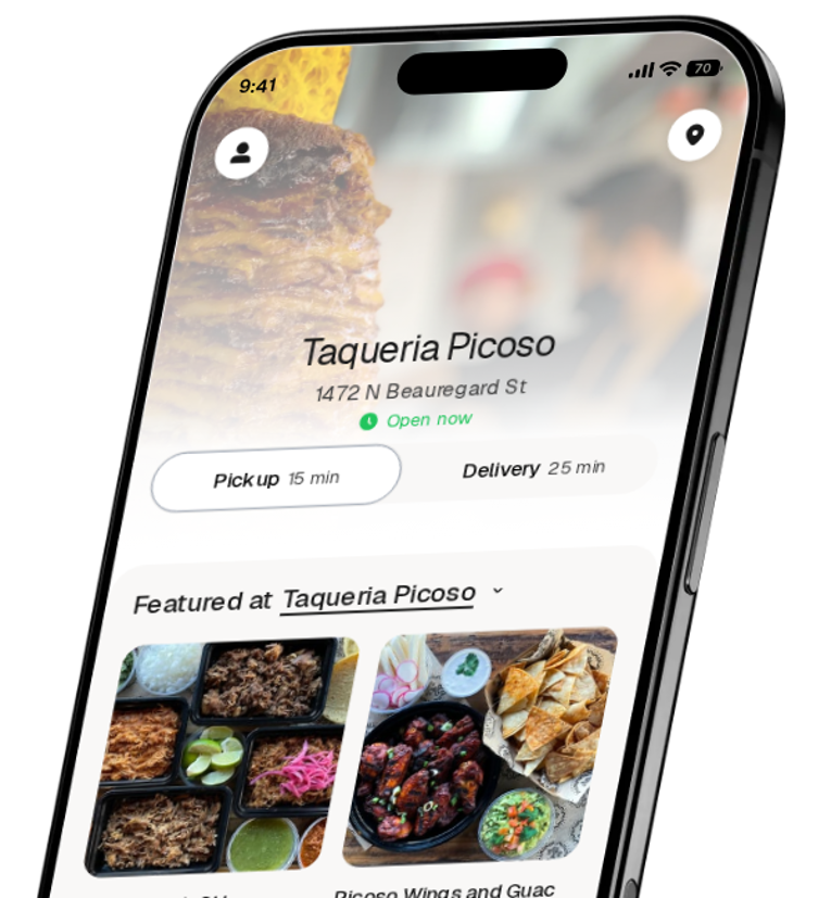 Taqueria Picoso app preview