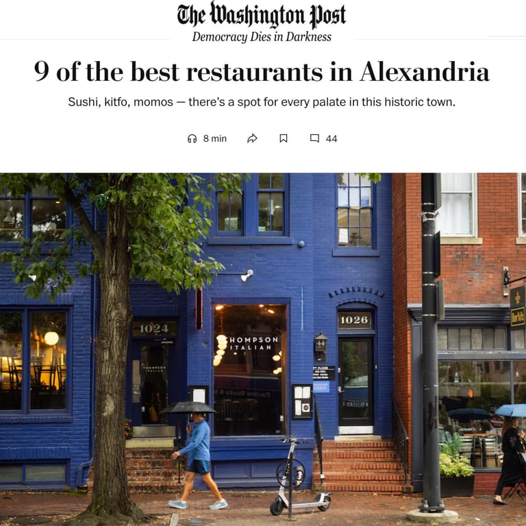 9 of the best restaurants in Alexandria