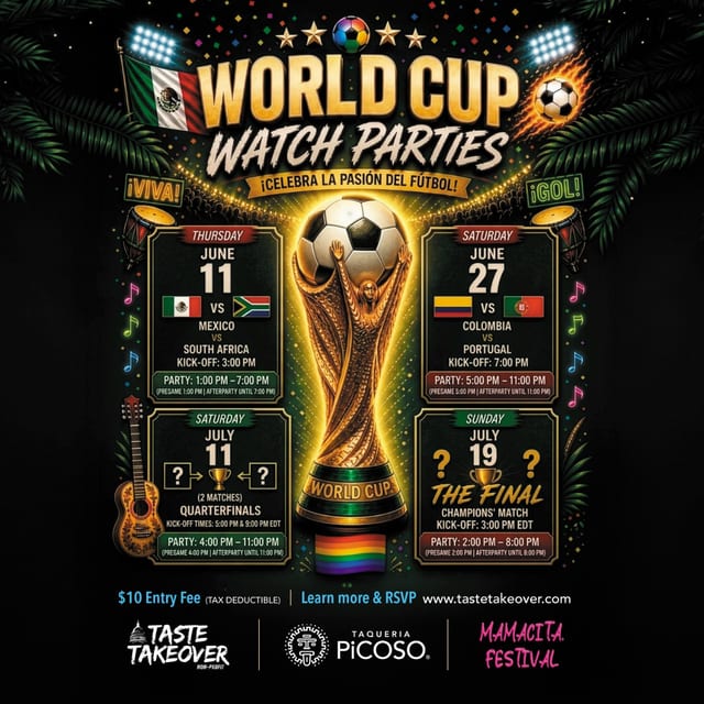 World Cup Watch Party  ⚽️  Mexico vs South Africa