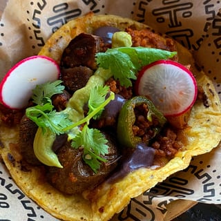 Chorizo (vegan) & Potato Taco